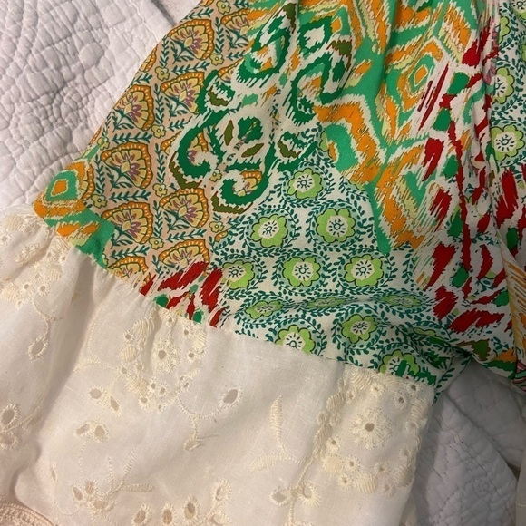 Prodotto Made In Italy Eyelet Floral Blouse - Picture 5 of 7